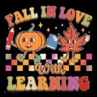 Retro Vintage Fall In Love With Learning Wool Snapback Cap