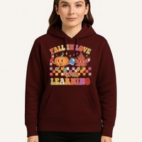 Retro Vintage Fall In Love With Learning Hoodie