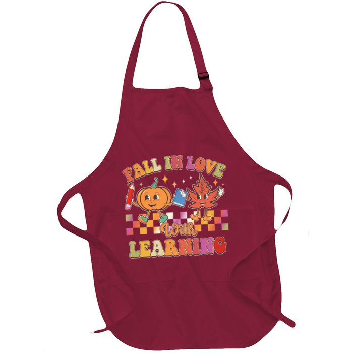 Retro Vintage Fall In Love With Learning Apron