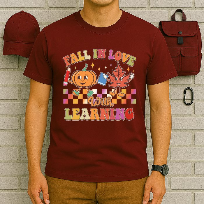 Retro Vintage Fall In Love With Learning T-Shirt