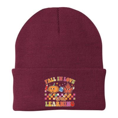 Retro Vintage Fall In Love With Learning Beanie