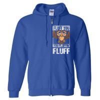 Retro Vintage Fluff You You Fluffin' Fluff Owl Cool Gift Full Zip Hoodie