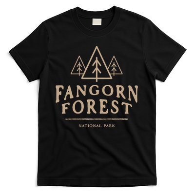 Retro Vintage Fangorn Forest National Park Bookworms Saying T-Shirt