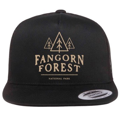 Retro Vintage Fangorn Forest National Park Bookworms Saying Flatbill Hat