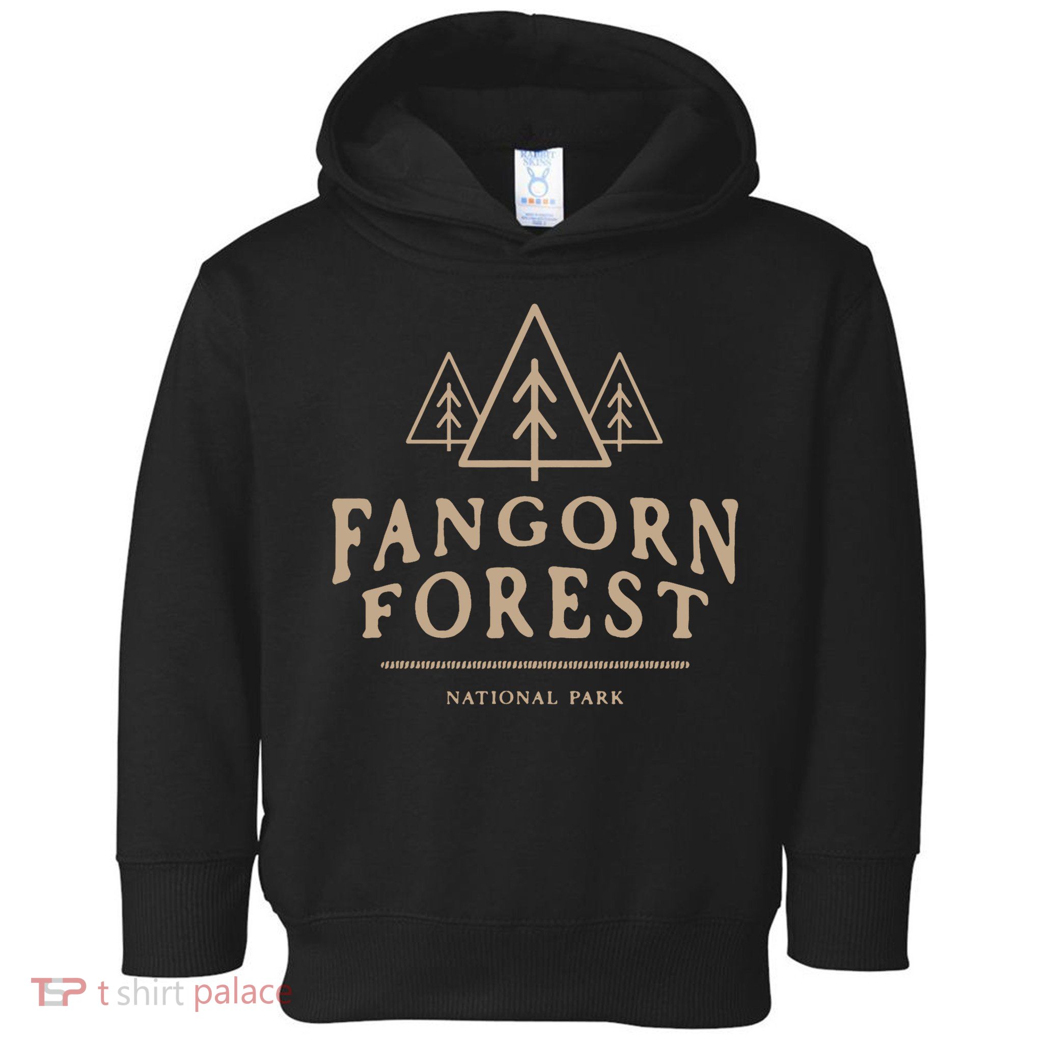 Retro Vintage Fangorn Forest National Park Bookworms Saying Toddler Hoodie