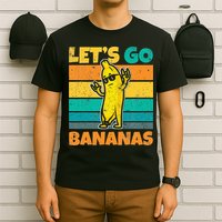 Retro Vintage Funny Banana Meme Let Go Banana Rocker Bananas T-Shirt