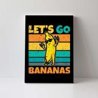 Retro Vintage Funny Banana Meme Let Go Banana Rocker Bananas Canvas