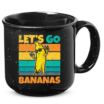 Retro Vintage Funny Banana Meme Let Go Banana Rocker Bananas 15oz Campfire Ceramic Mug