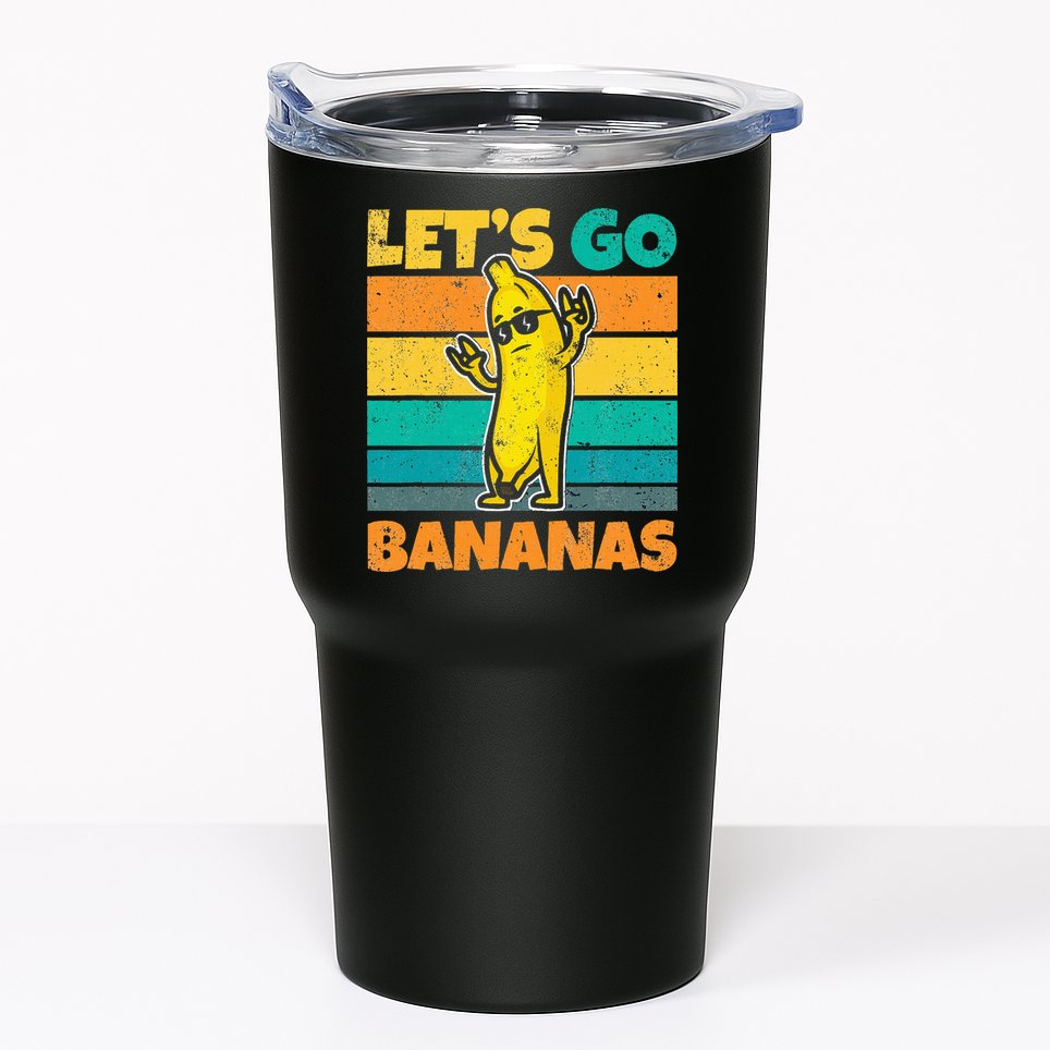Retro Vintage Funny Banana Meme Let Go Banana Rocker Bananas Tumbler