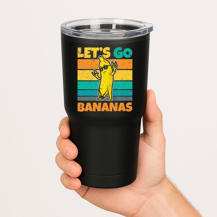 Retro Vintage Funny Banana Meme Let Go Banana Rocker Bananas Tumbler