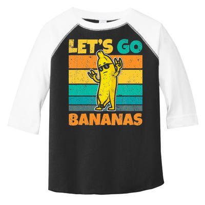 Retro Vintage Funny Banana Meme Let Go Banana Rocker Bananas Toddler Fine Jersey T-Shirt