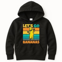 Retro Vintage Funny Banana Meme Let Go Banana Rocker Bananas Kids Hoodie