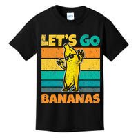 Retro Vintage Funny Banana Meme Let Go Banana Rocker Bananas Kids T-Shirt