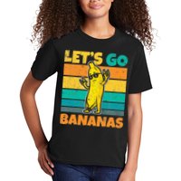 Retro Vintage Funny Banana Meme Let Go Banana Rocker Bananas Kids T-Shirt