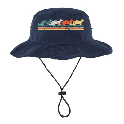 Retro Vintage Ferret Bucket Hat