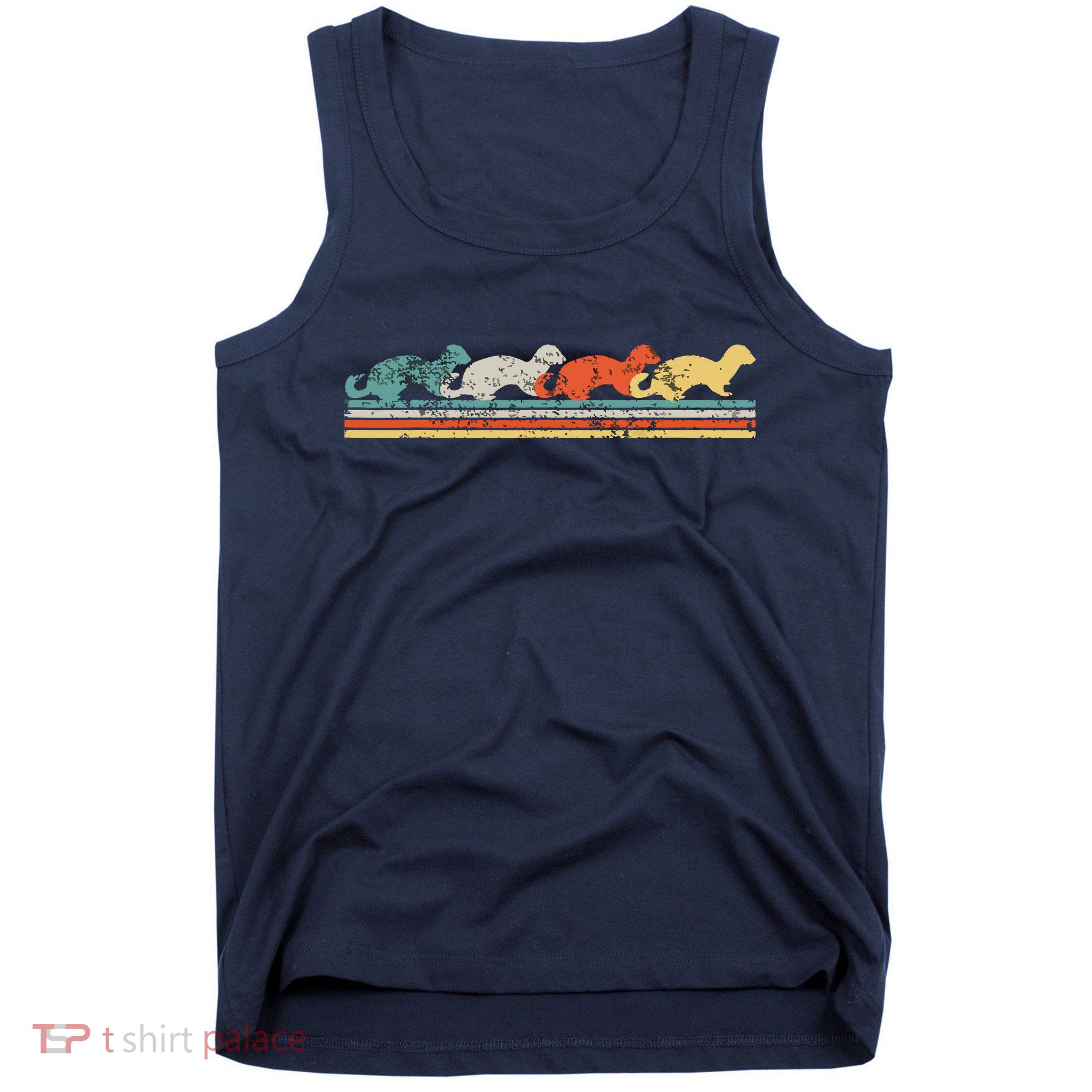 Retro Vintage Ferret Tank Top