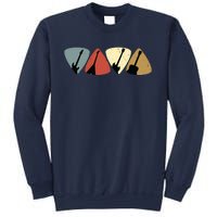 Retro Vintage Guitar Pick Player Guitarist Bassist Musician Sweatshirt