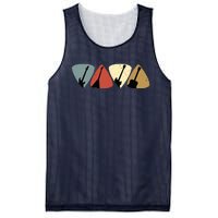 Retro Vintage Guitar Pick Player Guitarist Bassist Musician Mesh Reversible Basketball Jersey Tank