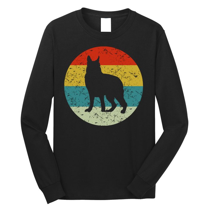 Retro Vintage German Shepherd Long Sleeve Shirt