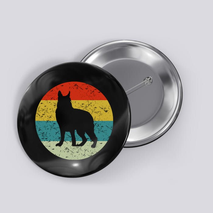 Retro Vintage German Shepherd Button