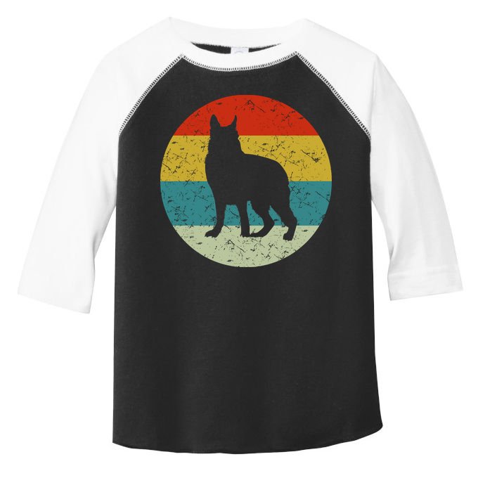 Retro Vintage German Shepherd Toddler Fine Jersey T-Shirt