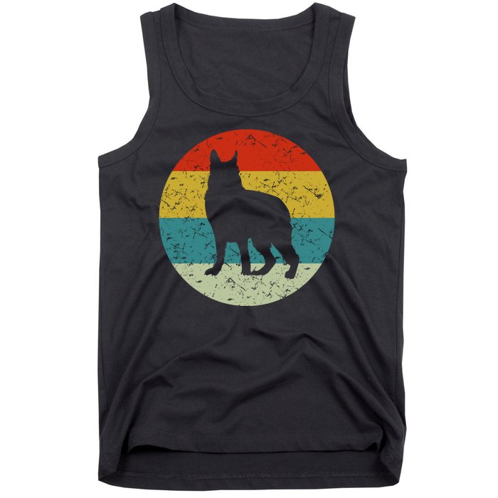 Retro Vintage German Shepherd Tank Top