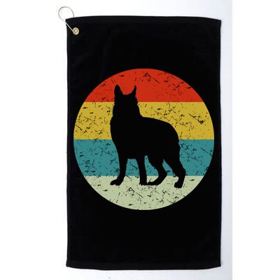 Retro Vintage German Shepherd Golf Towel