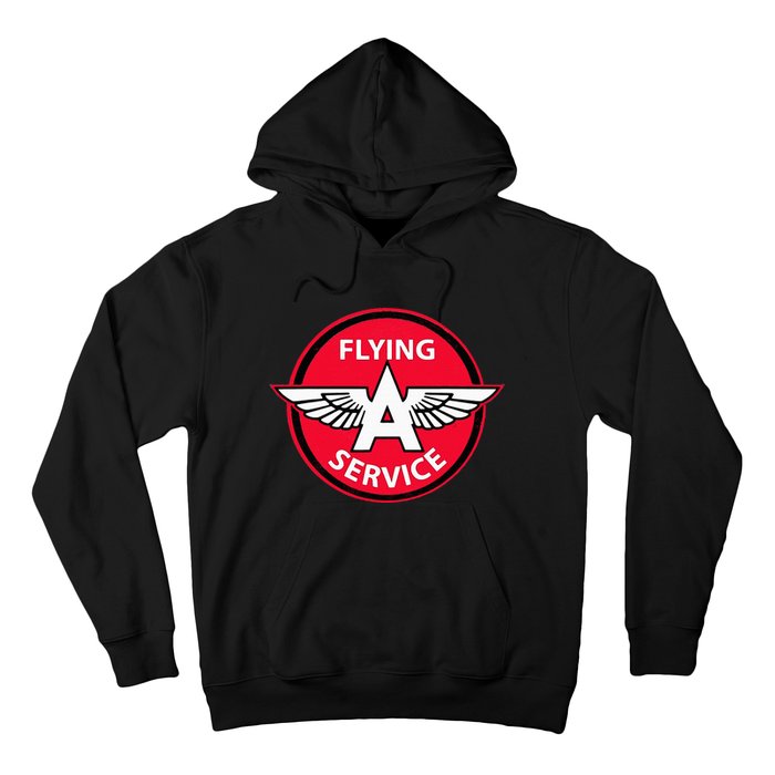 Retro Vintage Gas Station Flying A Service Motor Oil Car Hoodie