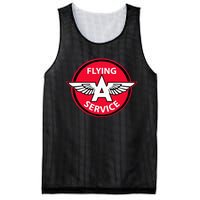 Retro Vintage Gas Station Flying A Service Motor Oil Car Mesh Reversible Basketball Jersey Tank