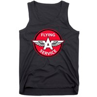 Retro Vintage Gas Station Flying A Service Motor Oil Car Tank Top