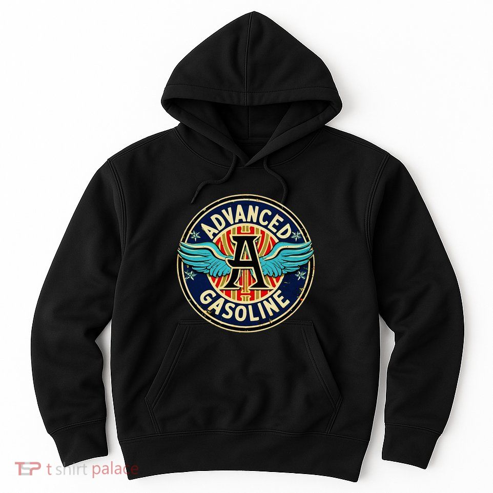 Retro Vintage Gas Station Advanced Gasoline Motor Oil Car Hoodie