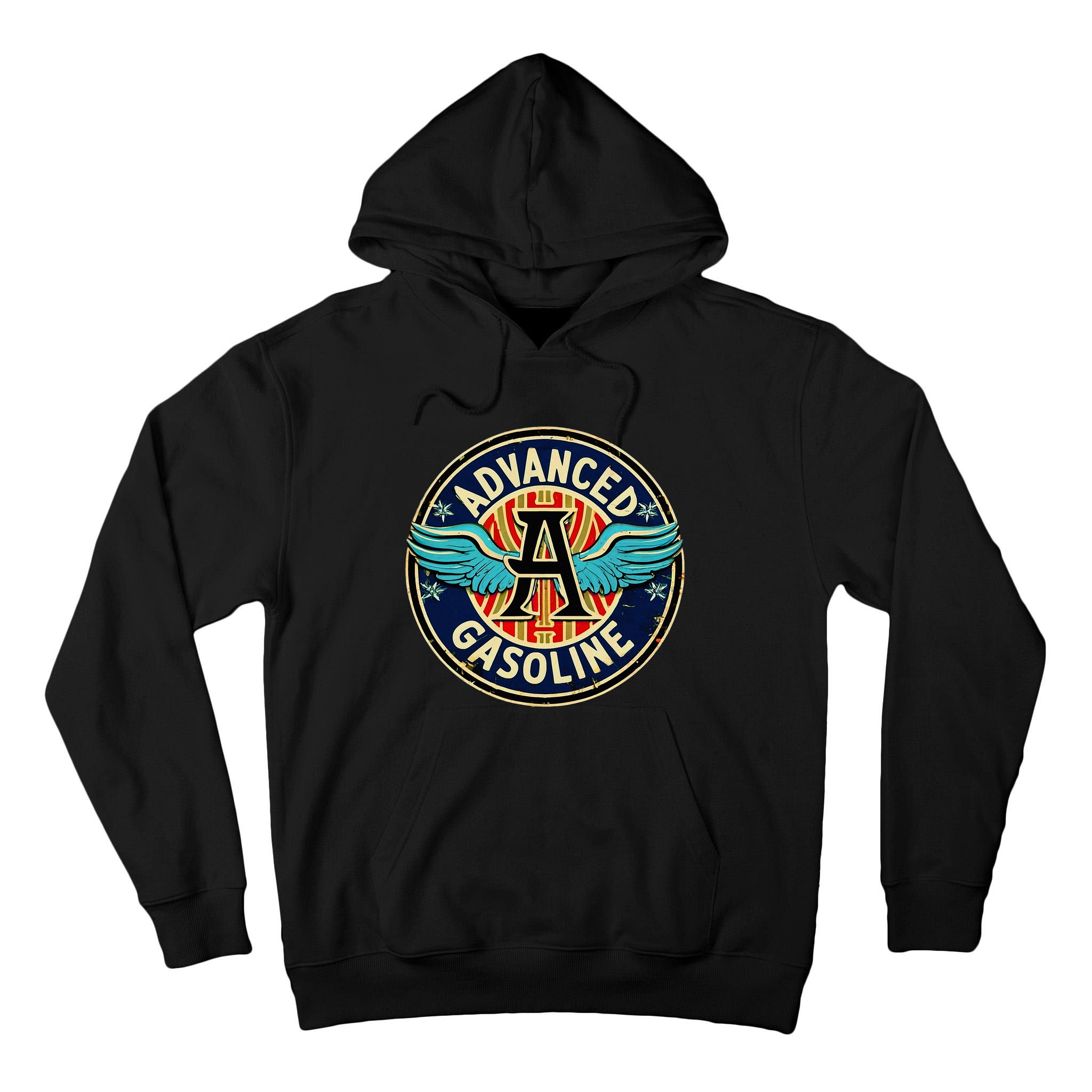 Retro Vintage Gas Station Advanced Gasoline Motor Oil Car Tall Hoodie