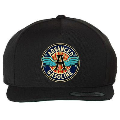 Retro Vintage Gas Station Advanced Gasoline Motor Oil Car Wool Snapback Cap