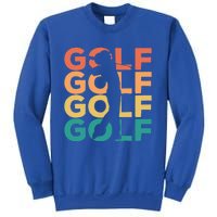 Retro Vintage Golfing Gift For Golfers Funny Gift Sweatshirt