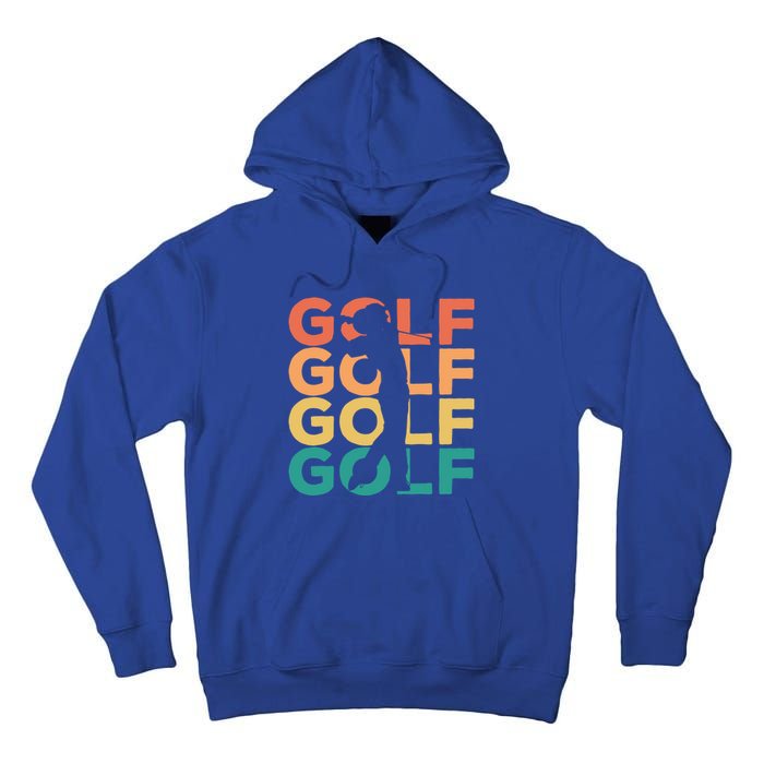 Retro Vintage Golfing Gift For Golfers Funny Gift Tall Hoodie