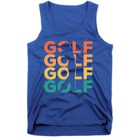 Retro Vintage Golfing Gift For Golfers Funny Gift Tank Top