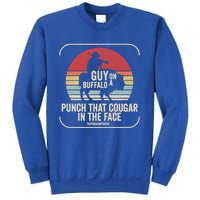 Retro Vintage Guy On A Buffalo Possum Possee Cool Gift Sweatshirt