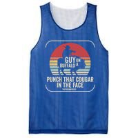 Retro Vintage Guy On A Buffalo Possum Possee Cool Gift Mesh Reversible Basketball Jersey Tank