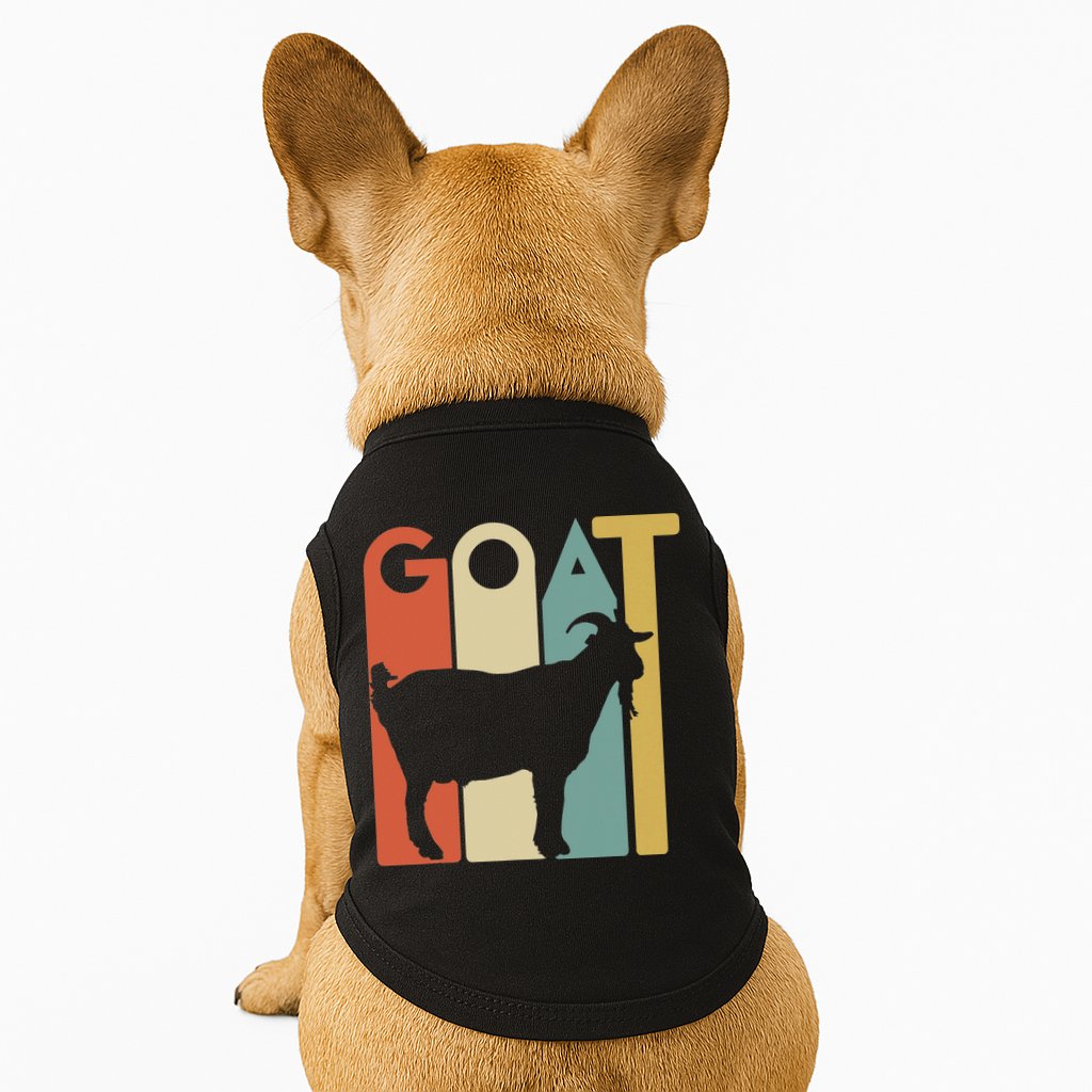Retro Vintage Goat Animal Goats Lover Gifts Doggie Tank