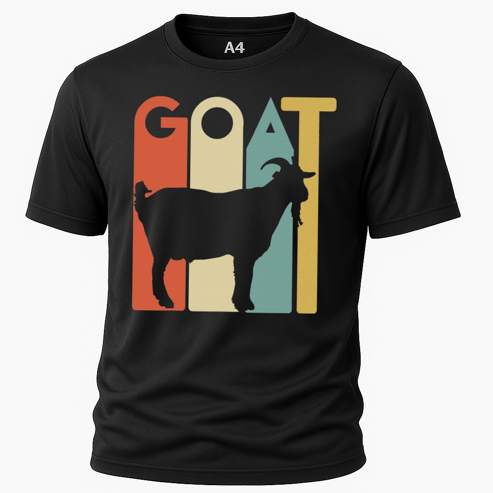 Retro Vintage Goat Animal Goats Lover Gifts Cooling Performance Crew T-Shirt