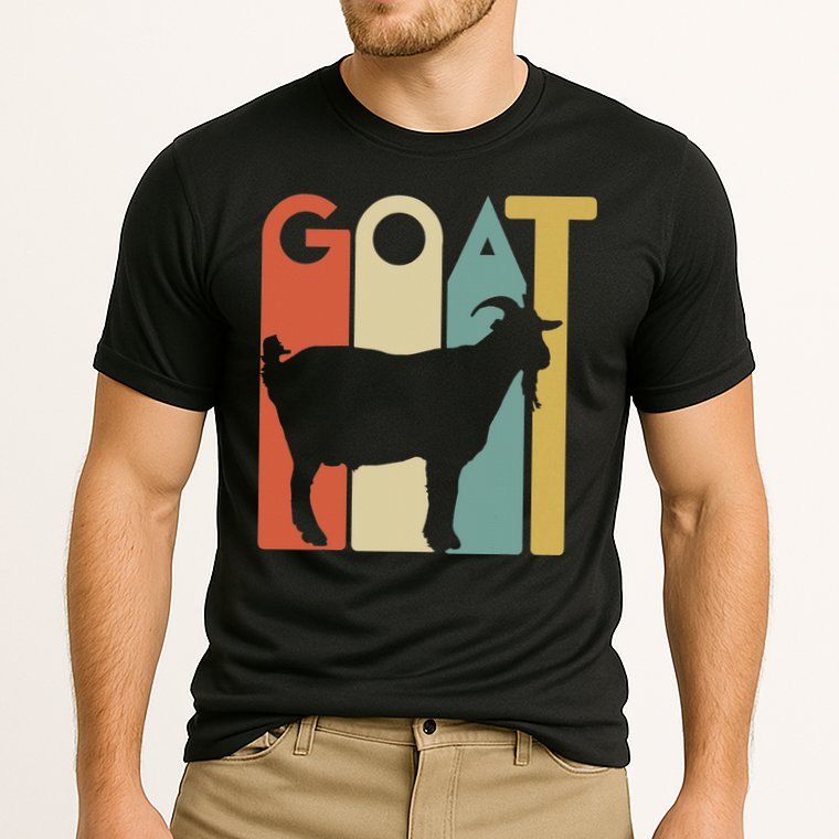 Retro Vintage Goat Animal Goats Lover Gifts Cooling Performance Crew T-Shirt