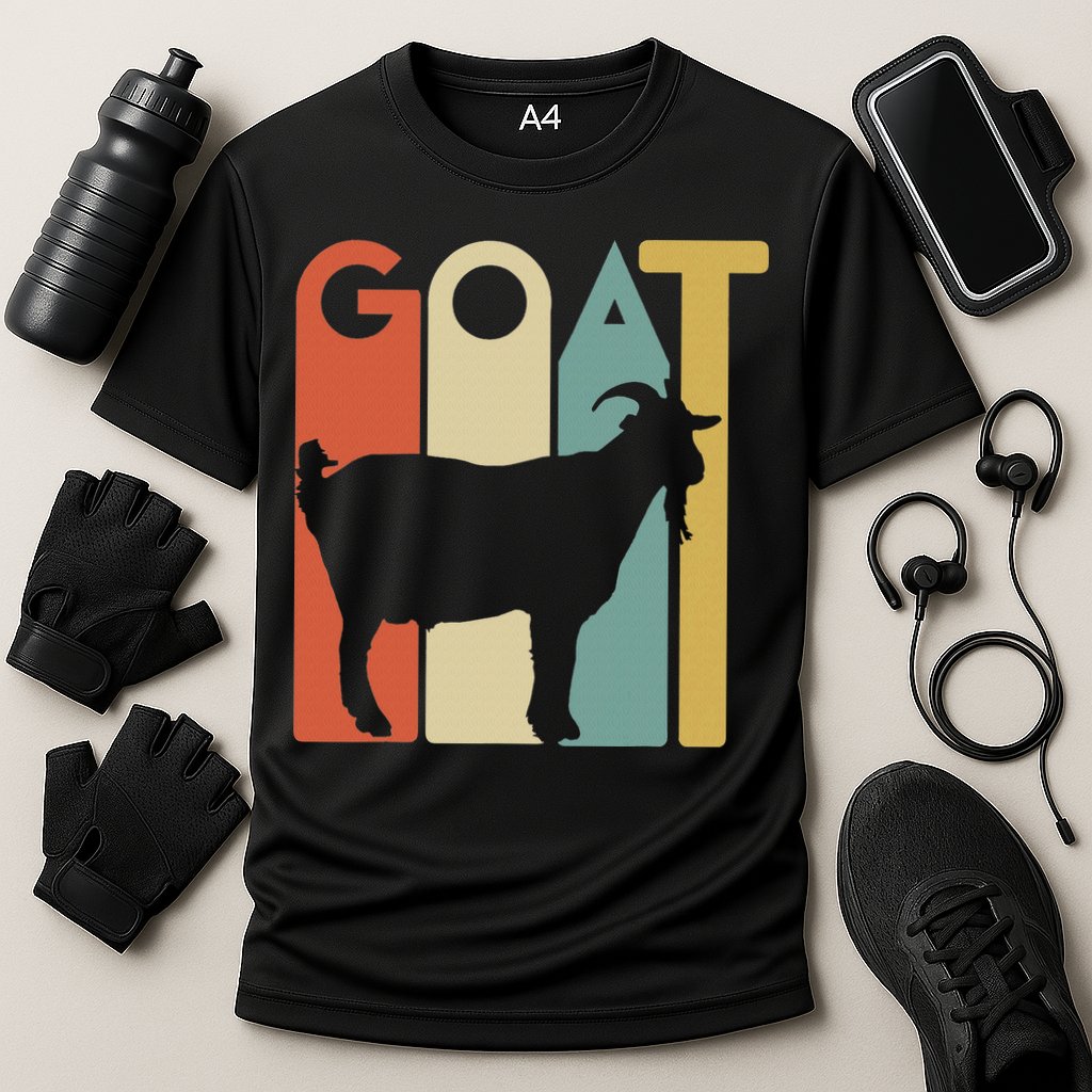 Retro Vintage Goat Animal Goats Lover Gifts Cooling Performance Crew T-Shirt