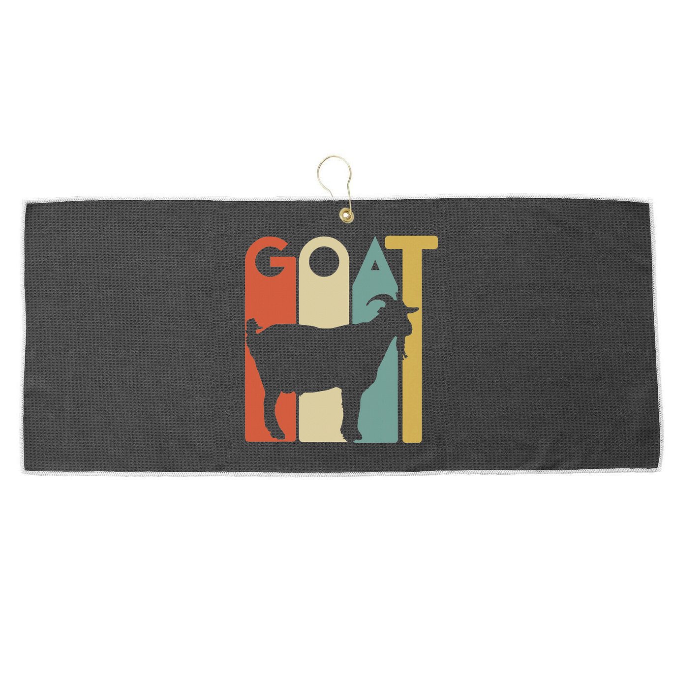 Retro Vintage Goat Animal Goats Lover Gifts Large Microfiber Waffle Golf Towel