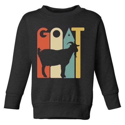 Retro Vintage Goat Animal Goats Lover Gifts Toddler Sweatshirt
