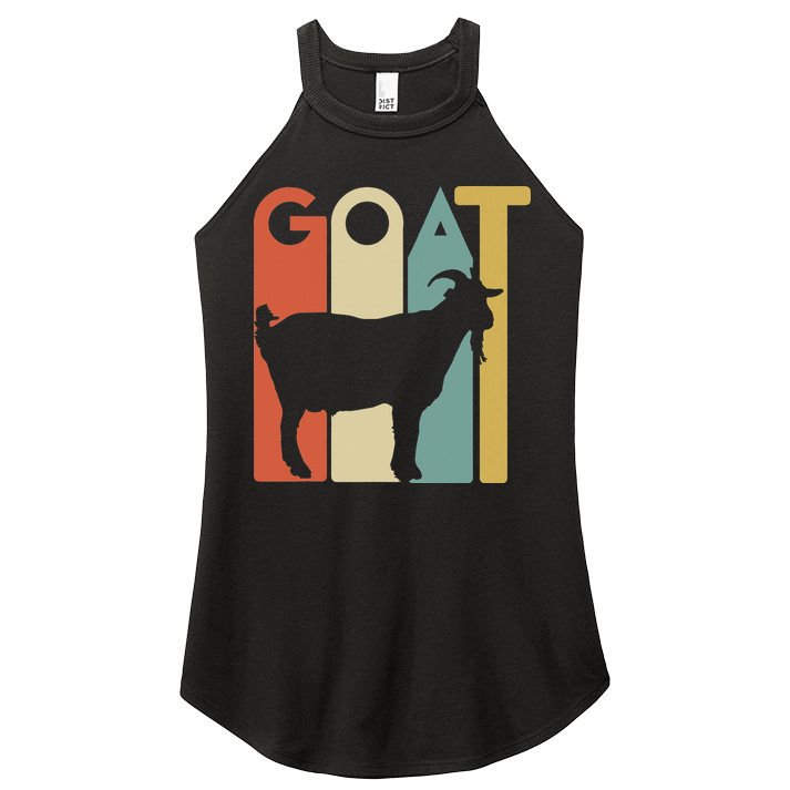Retro Vintage Goat Animal Goats Lover Gifts Women's Perfect Tri Rocker Tank