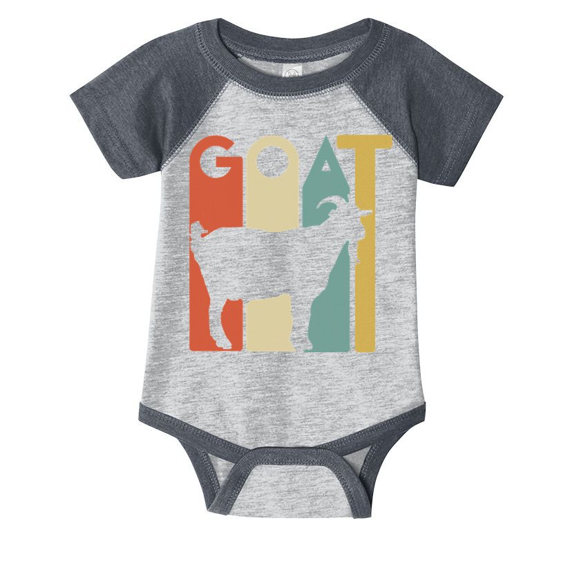 Retro Vintage Goat Animal Goats Lover Gifts Infant Baby Jersey Bodysuit