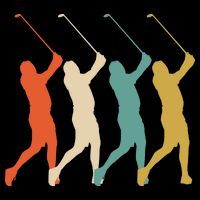 Retro Vintage Golf Lover Backpack