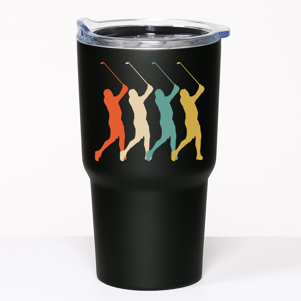 Retro Vintage Golf Lover Tumbler