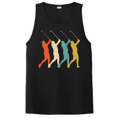 Retro Vintage Golf Lover PosiCharge Competitor Tank