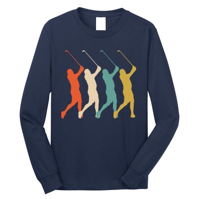 Retro Vintage Golf Lover Long Sleeve Shirt